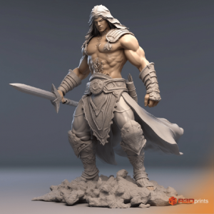 3D modeling is used for detailed prototypes of characters and product designs.